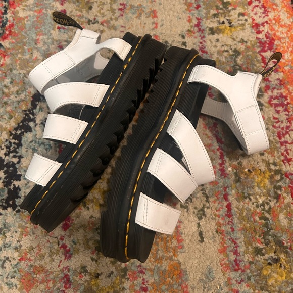 Dr. Martens Shoes - White Dr. Martens Blaire Sandals